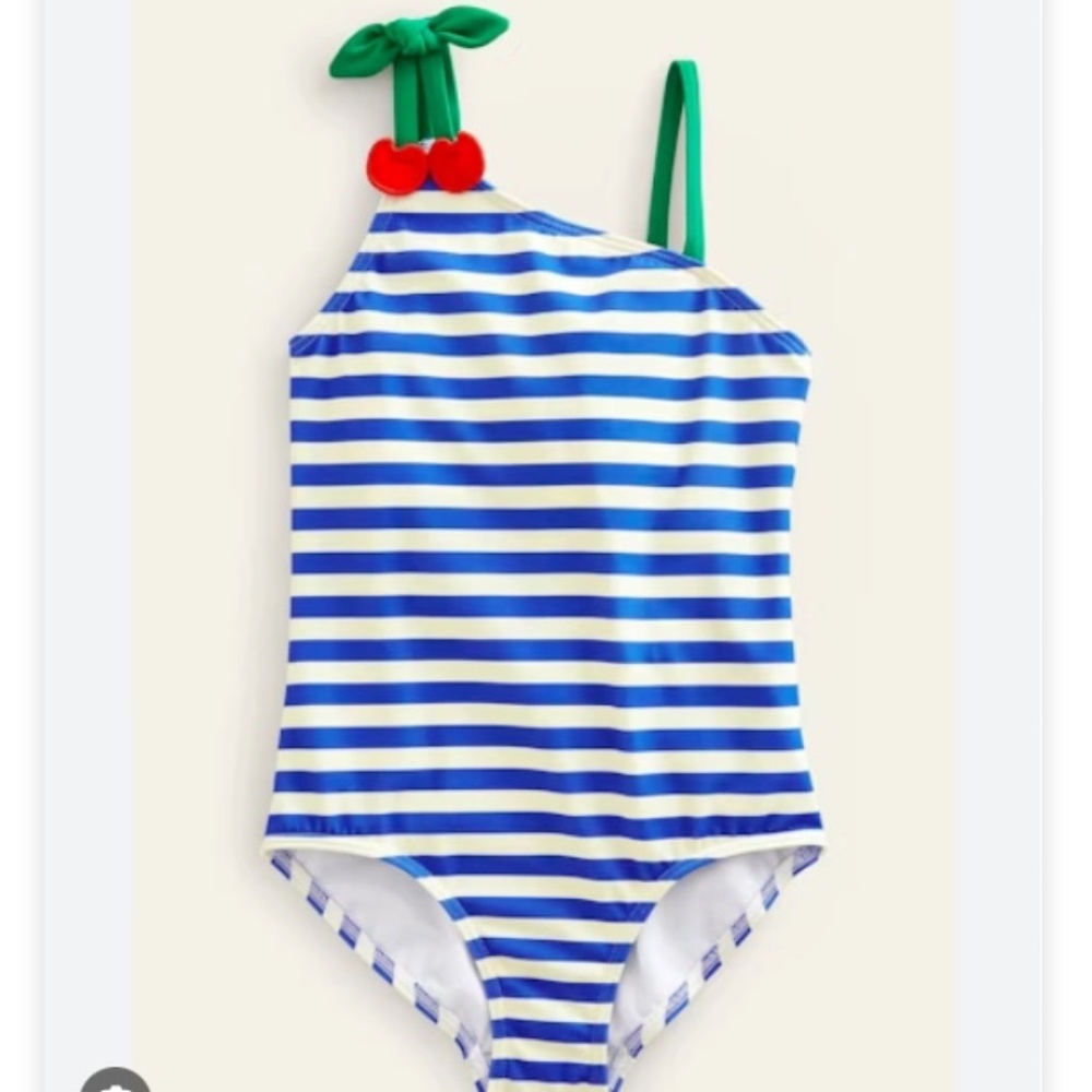 Mini Boden Cherry Swimsuit 2/3